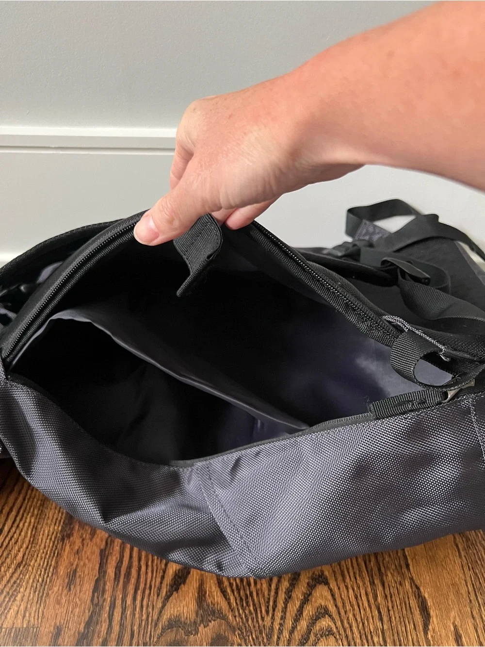 NWOT Ashbury dark gray flip top laptop backpack - Amazon corporate swag bag